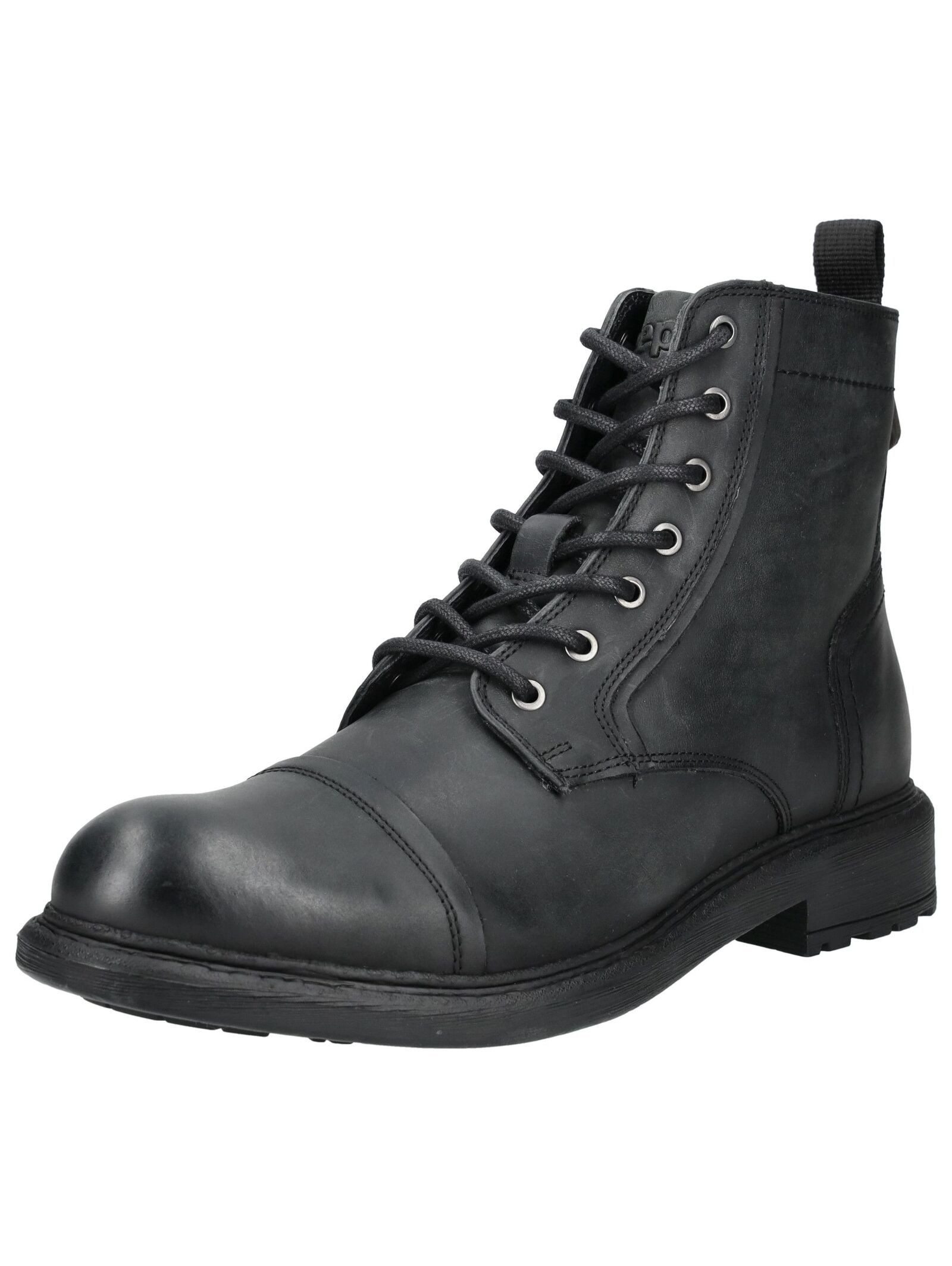 Jeep Stiefelette Leder Schnürstiefelette