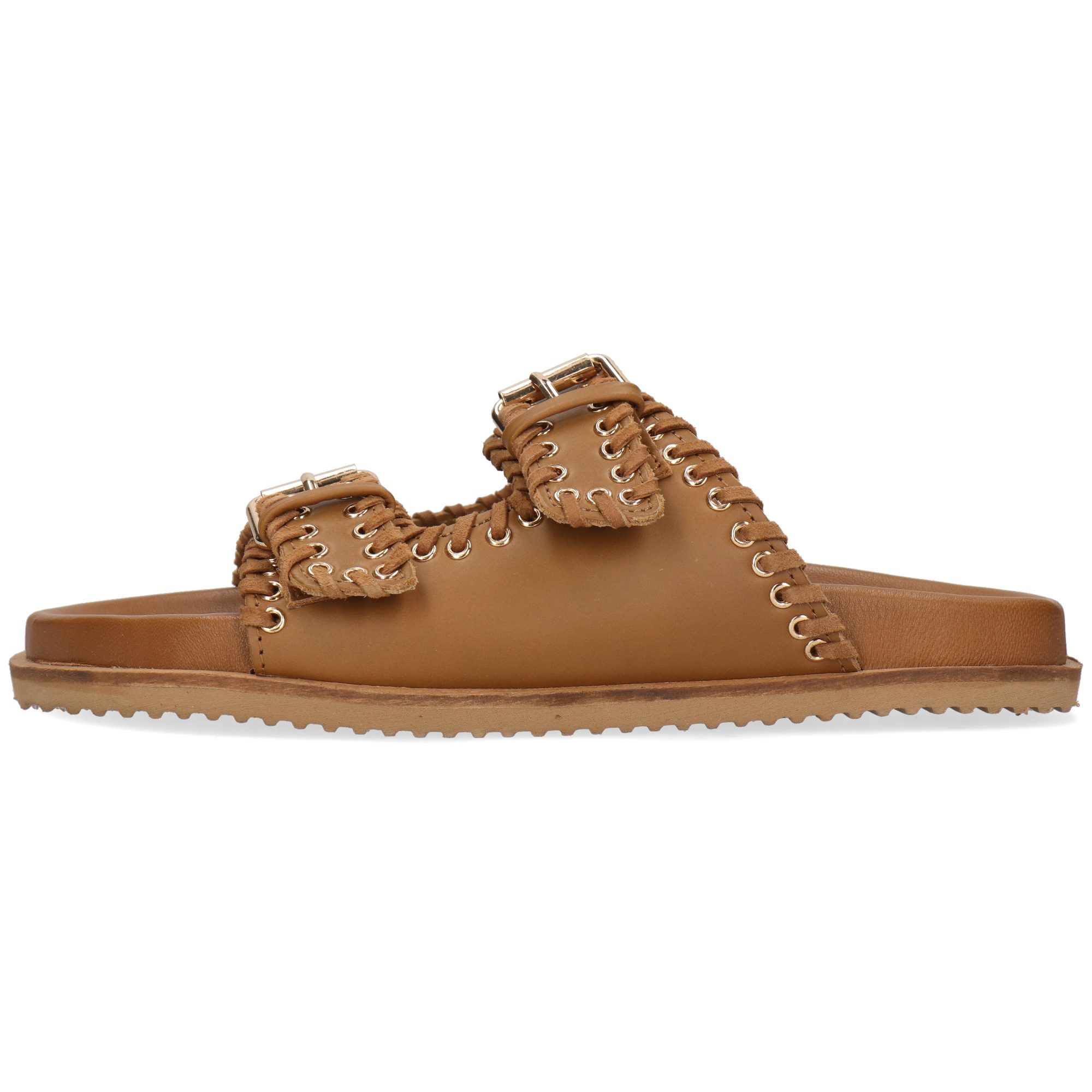 Melvin & Hamilton Eve 1 Leder-Pantoletten für Damen Pantolette Plateausohlen, Echtes Leder