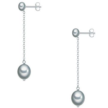 Valero Pearls Perlenohrringe silber, aus Sterling Silber