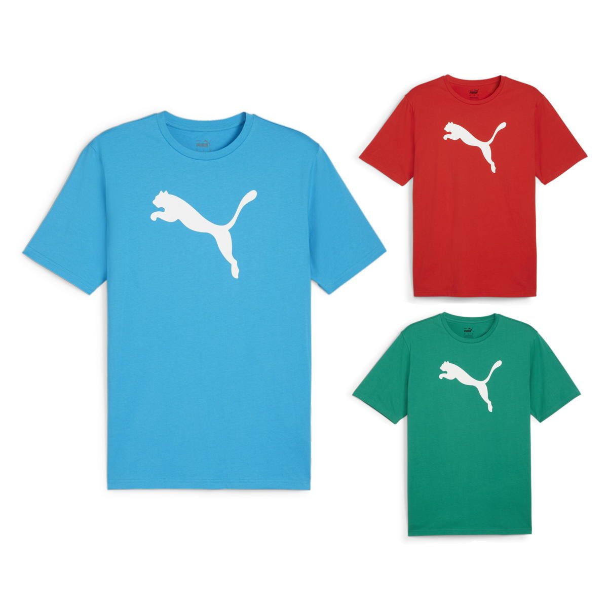 PUMA Funktionsshirt Herren teamRISE Logo T-shirt 3er Pack (Pack, 3-tlg., 3er Pack)