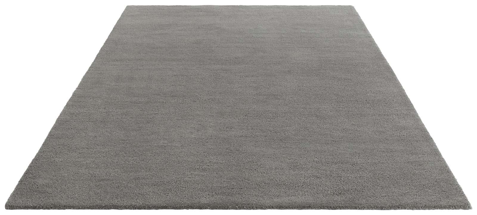 TaraCarpet Wollteppich TaraCarpet Gabbeh Georgia Teppich aus reiner Schurwolle handgearbeite, rechteckig, Höhe: 18 mm, Wollteppich Gabbeh Georgia grau Wohnzimme – Bild 5 von 5