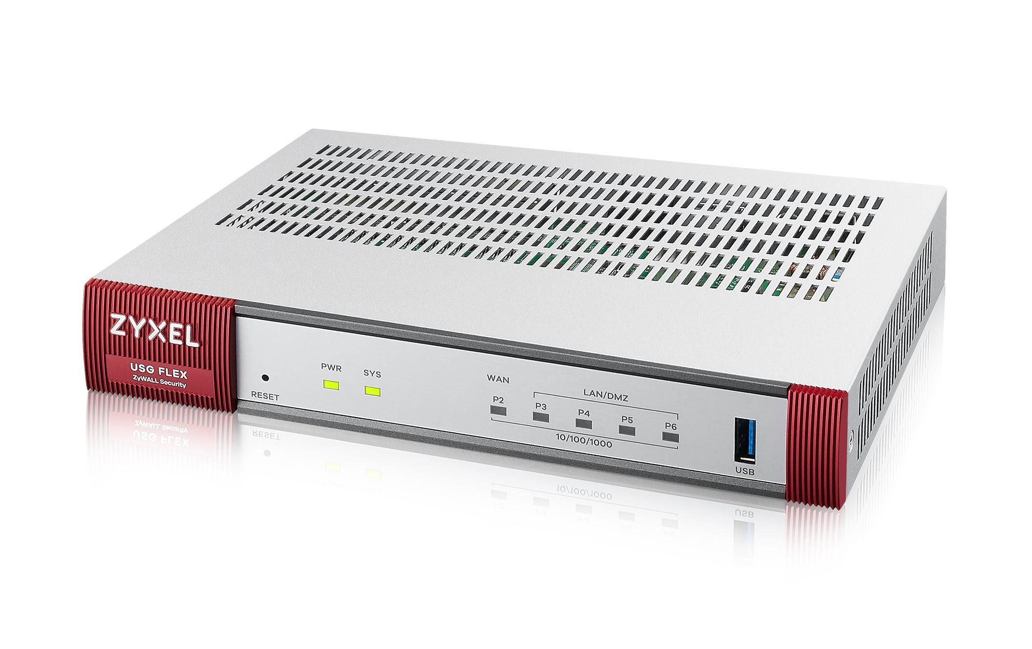 ZYXEL Router USG FLEX 100 V2 (Device only) Firewall DSL-Router