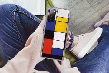 MuchoWow Handyhülle Komposition A - Piet Mondrian, Phone Case, Handyhülle Samsung Galaxy S20 FE, Silikon, Schutzhülle