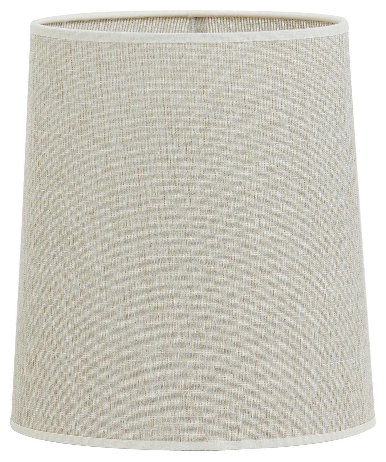 Light & Living Lampenschirm BRESKA, Perlweiß, Textil, B 25 x H 28 x T 21 cm