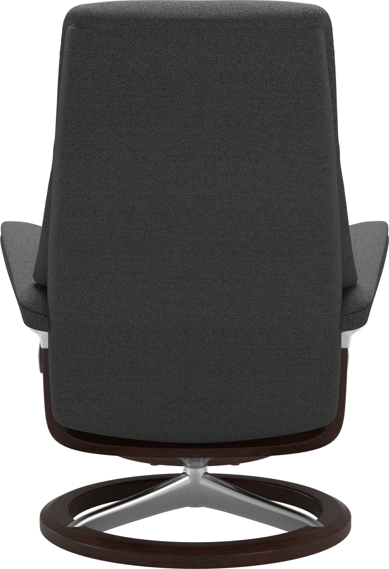 Signature M,Gestell Base, Größe Relaxsessel Braun Hocker), mit (Set, Stressless® Relaxsessel View mit