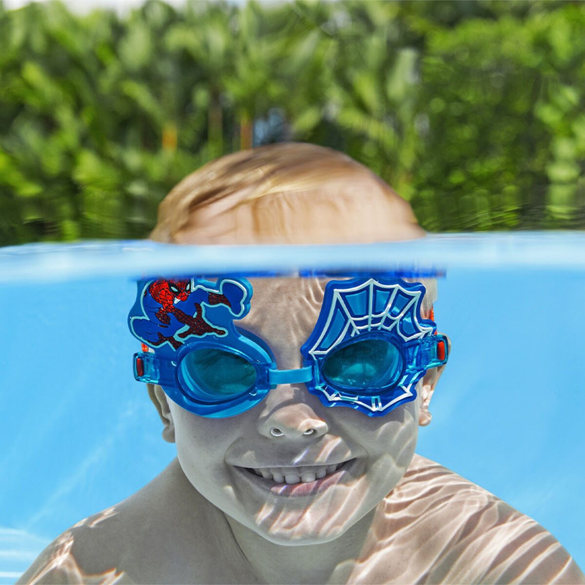 Bestway Schwimmbrille Bestway Kinder-Schwimmbrille Spiderman Blau BESTWAY Schwimmbrillen Kin
