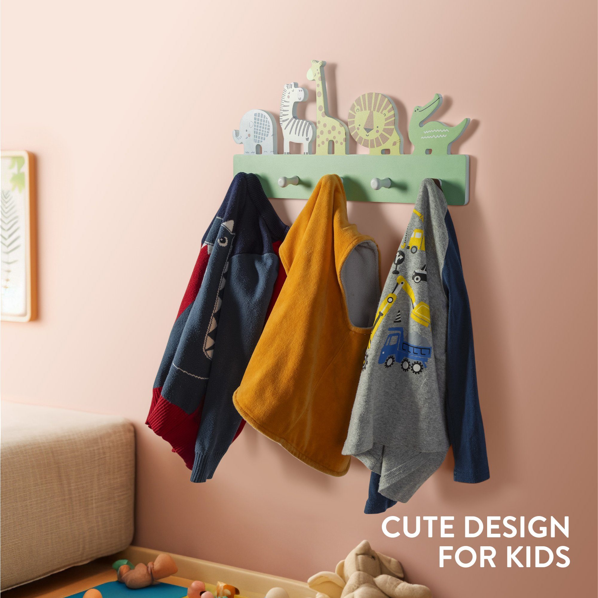Navaris Kleiderhaken Garderobe für Kinder - günstig online kaufen