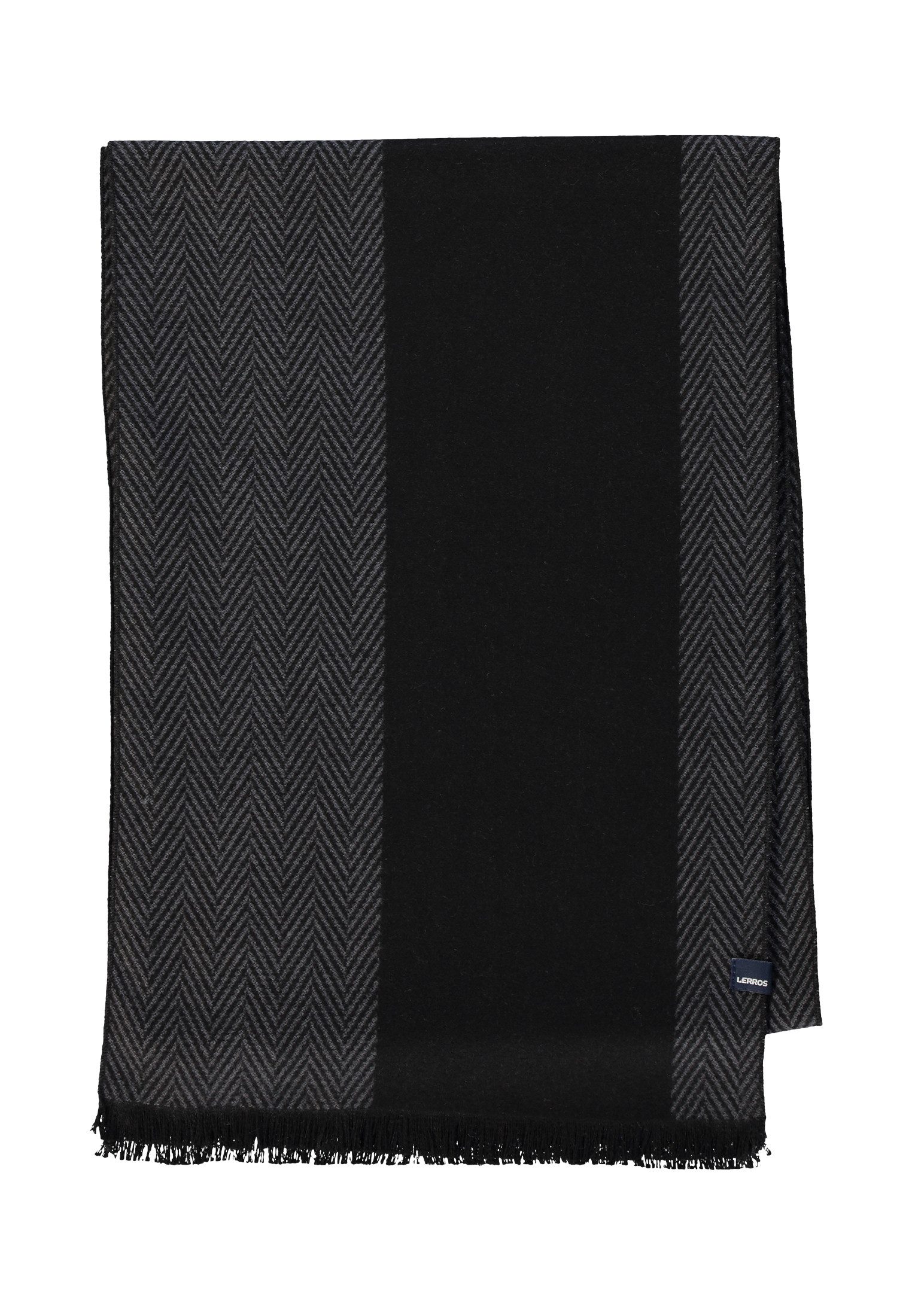 LERROS Wollschal Schal mit Fischgratmuster