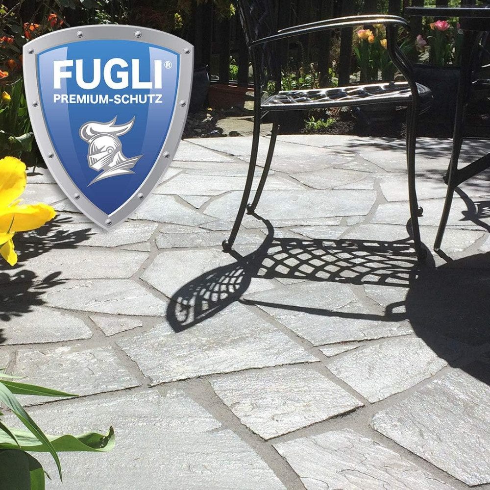 FUGLI® Fugenmörtel Pflasterfugenmörtel, 12,5 kg, Verfugung von Pflaster-, Platten- und Klinkerflächen – Bild 4 von 5