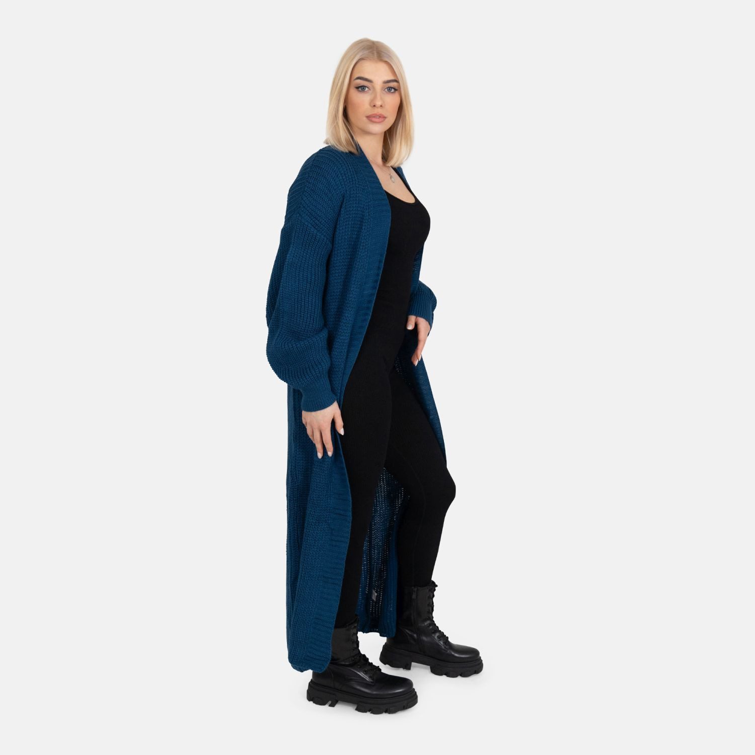 Elara Cardigan Elara Langer Damen Oversize günstig online kaufen