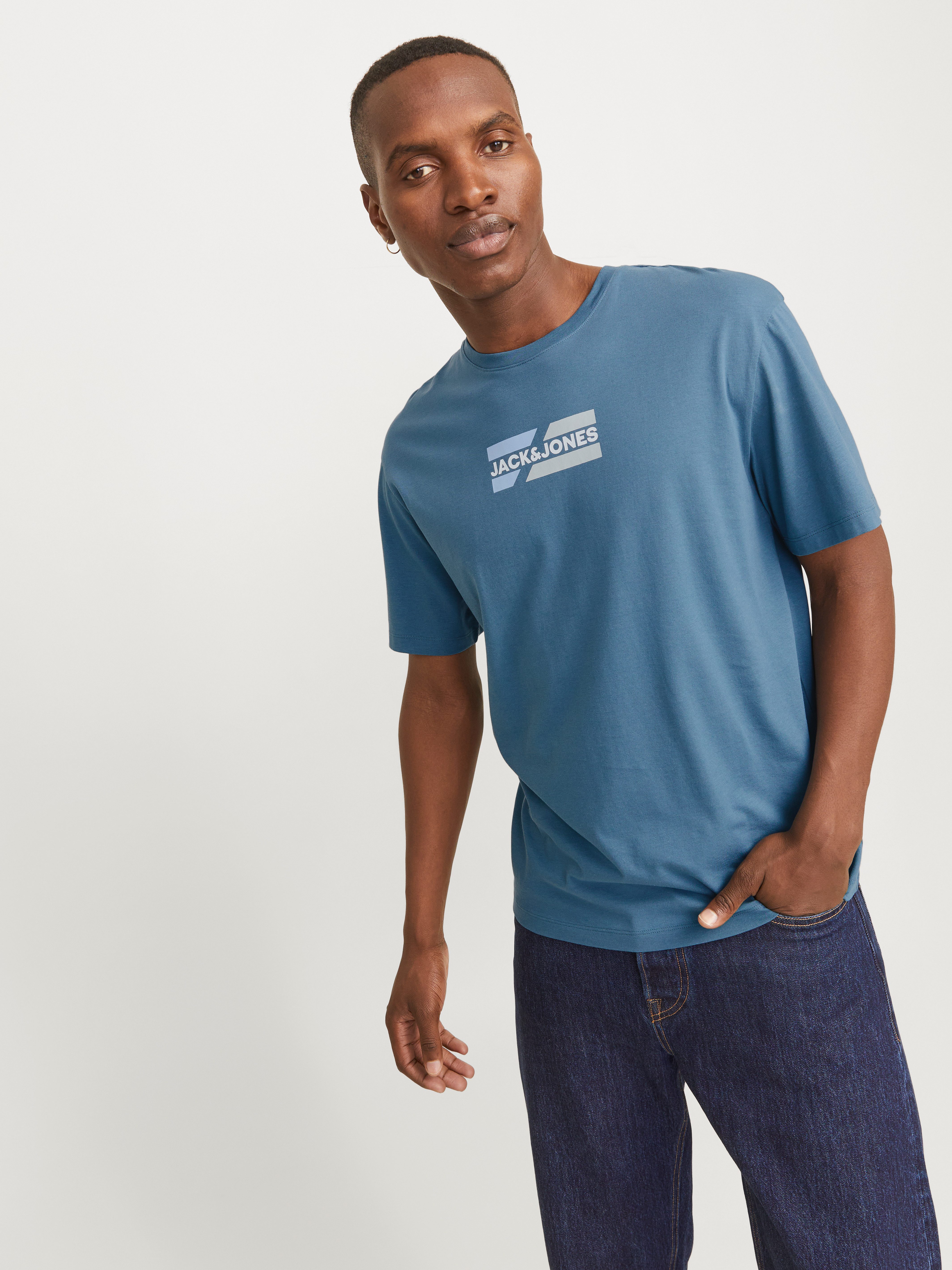 Jack & Jones Rundhalsshirt JJECORP GRAPHIC günstig online kaufen