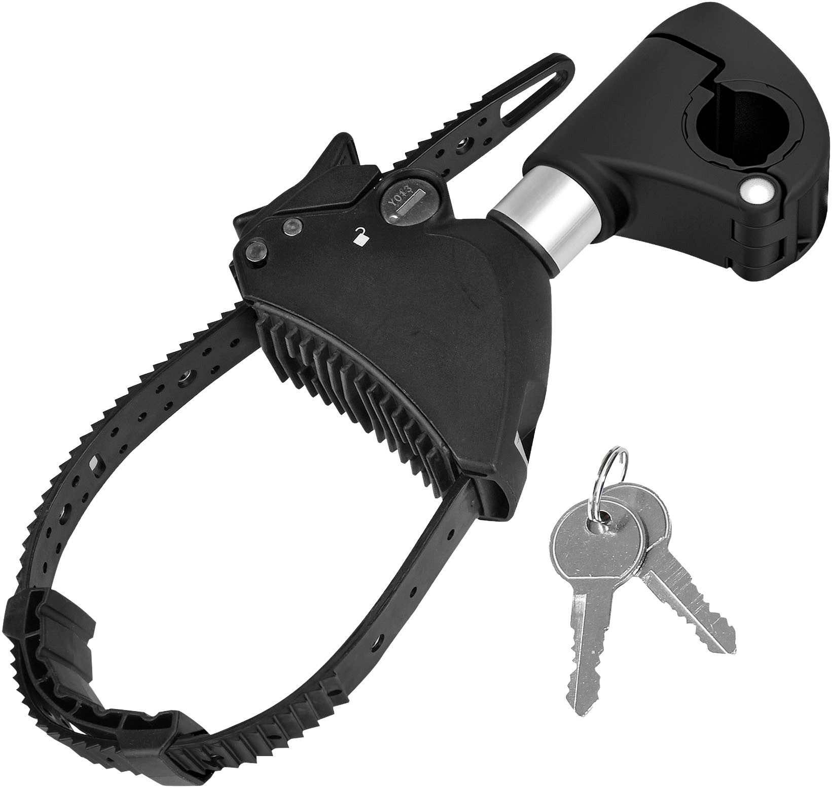 EUFAB Fahrradträger-Rahmenhalter Strap-Rahmenhalter kurz Ø 25+30mm