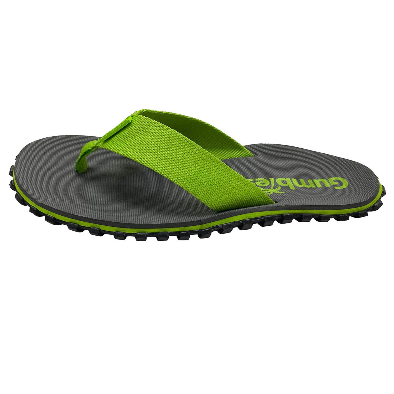 Gumbies Duckbill in Grey-Lime T-Strap-Zehentrenner Hergestellt aus recycelten Materialien – Bild 4 von 5