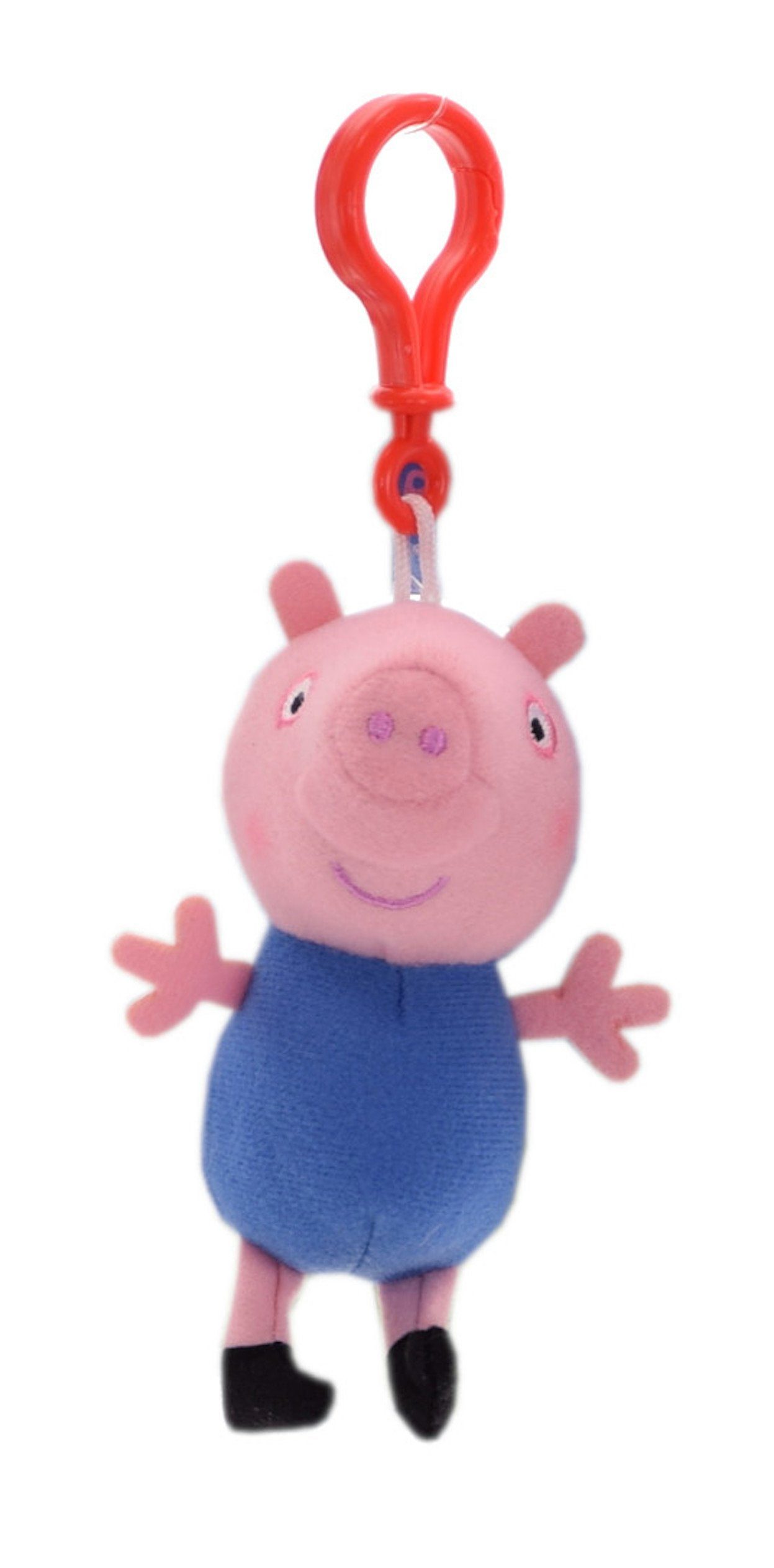 Jazwares Kuscheltier Peppa Wutz Plüschanhänger (12cm) George