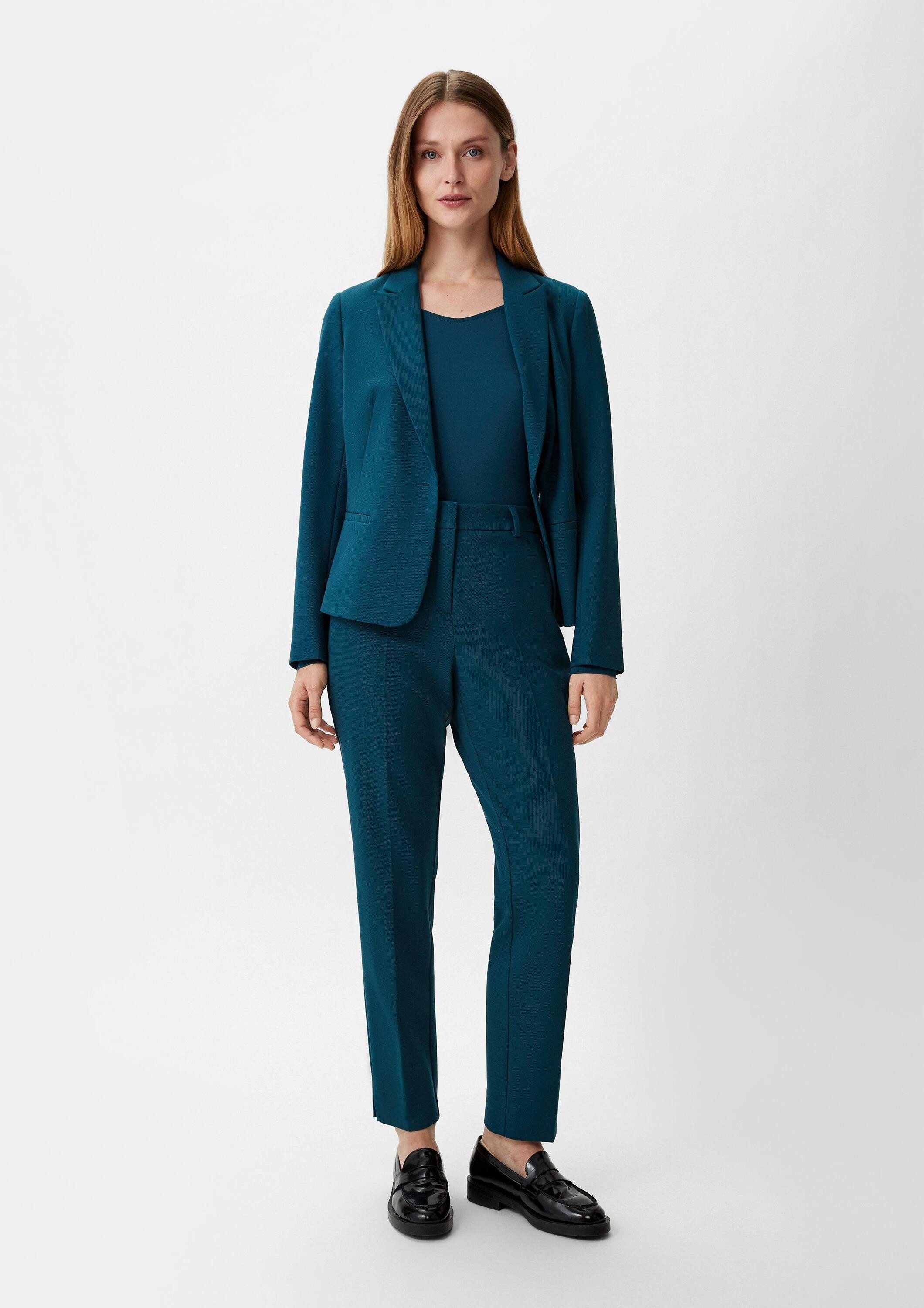 comma Chinos Hose Slim: Hose mit Dobby-Struktur