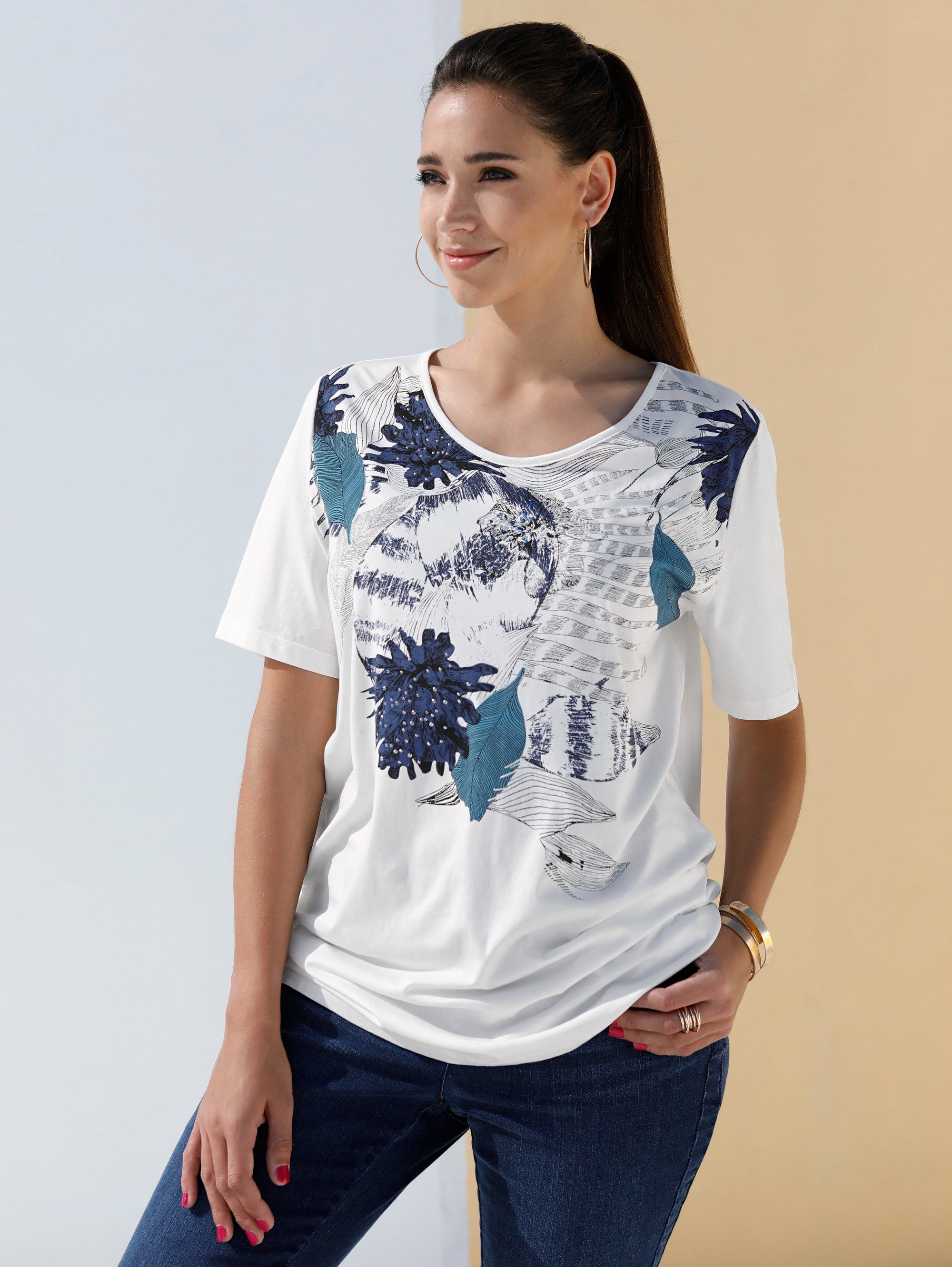 MIAMODA Shirt mit floralem Muster online kaufen | OTTO