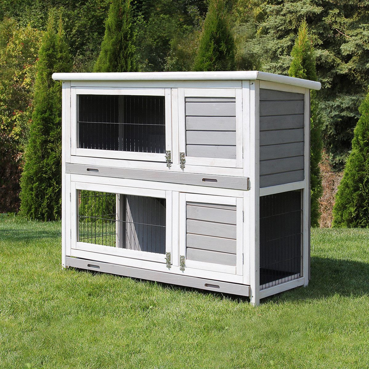 My Animal Kleintierstall XXL Hasenstall MH-20 - 2 Etagen - Wetterbeständig, günstig online kaufen