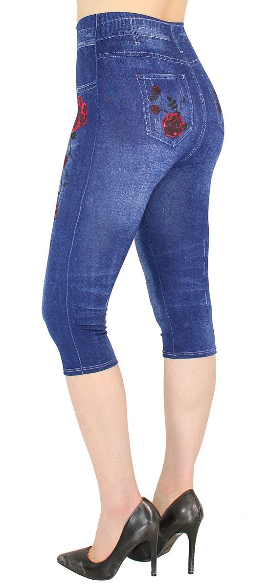 dy_mode 3/4-Leggings Capri Jeggings Damen 3/4 günstig online kaufen