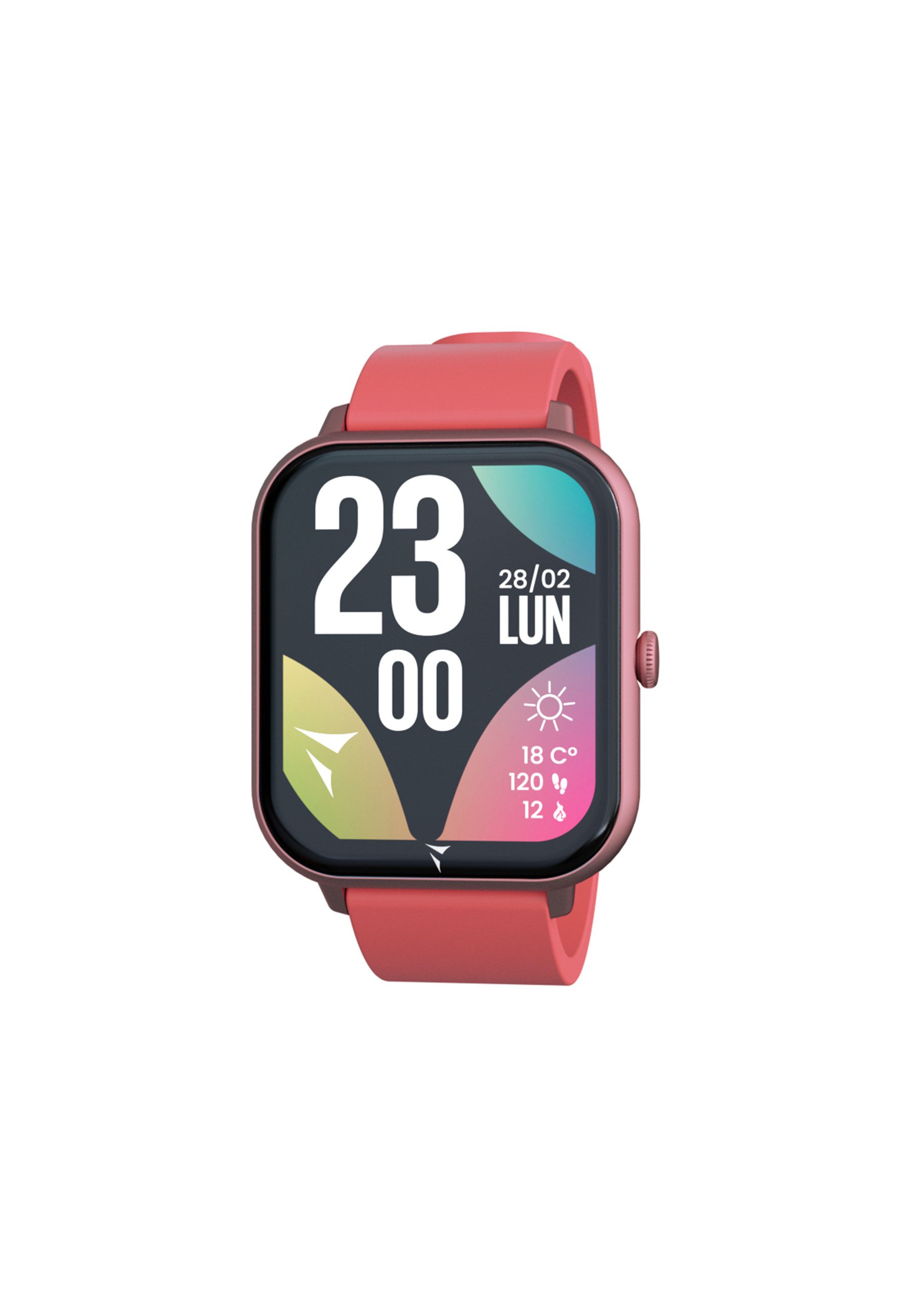 Smart Watch Glow Dark Pink Smartwatch