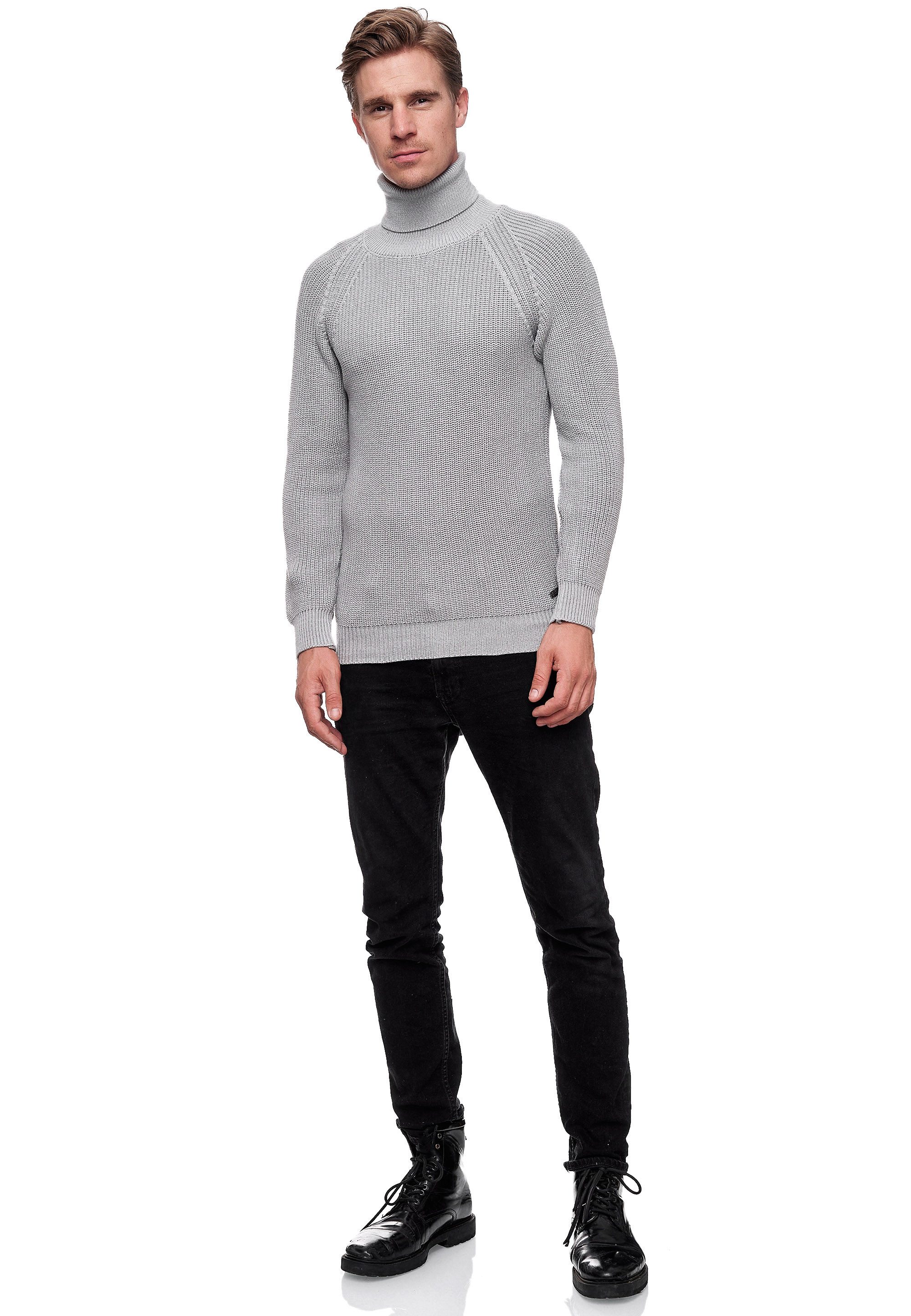 Rusty Neal Rollkragenpullover mit kuscheligem Rollkragen