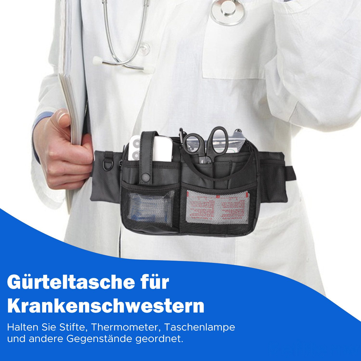 Refttenw Kellnerbörse Einstellbar Tasche für medizinisches Scherenpflegeset günstig online kaufen