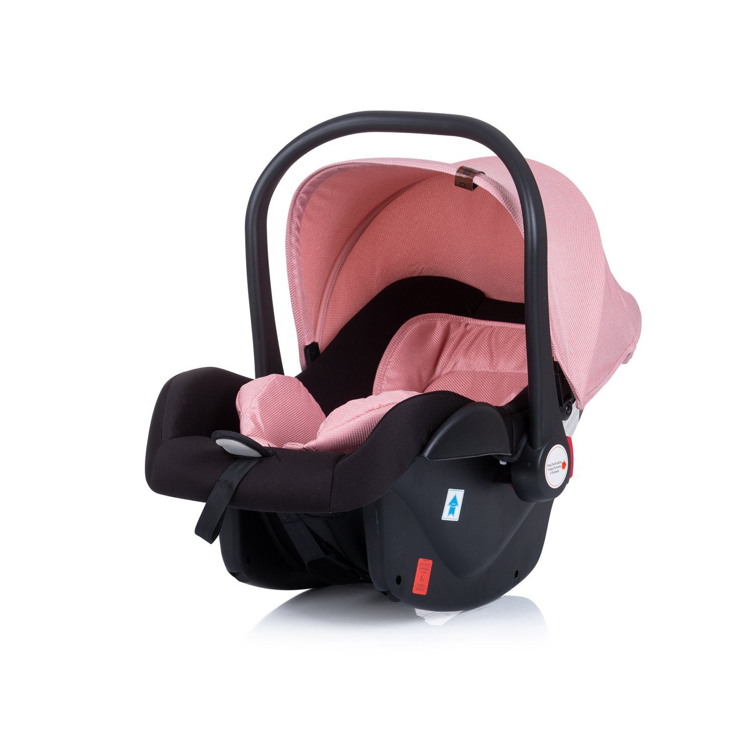 Chipolino Babyschale Babyschale Enigma rosa 0+, bis: 13 - 3-Punkt-Gurt Kissen 13 kg, Sonnendach kg) (0 Gruppe