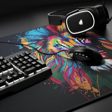 Titanwolf Gaming Mauspad, XXL, glattes Stoffgewebe, Speed Mousepad 900 x 400mm, Colour Lion