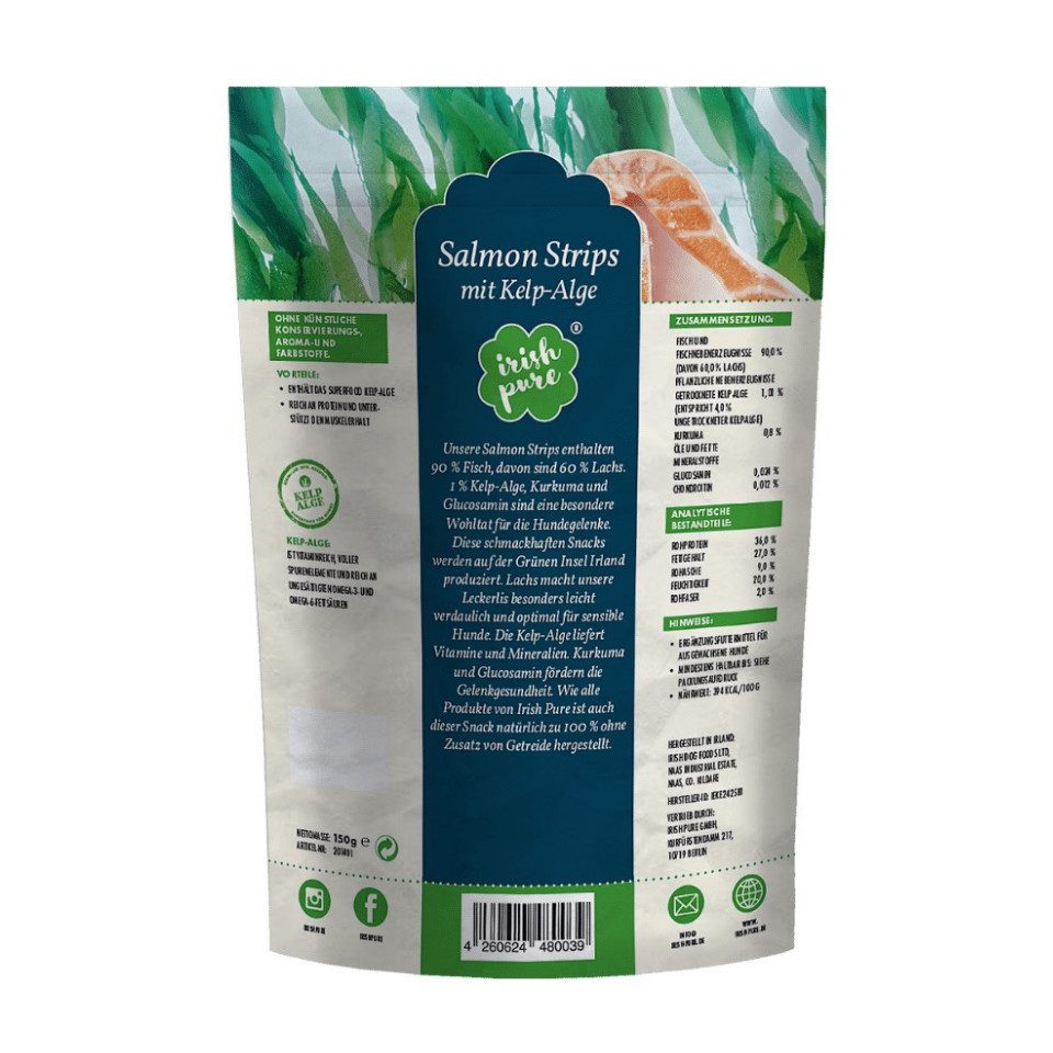 Irish Pure Irish Pure Hundesnacks 150g - Beef, Chicken, Salmon, Veggie & Dental Salmon Strips, Leckerli für: Hunde