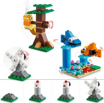 LEGO® Konstruktionsspielsteine Bausteine und Funktionen (11019), LEGO® Classic, (500 St), Made in Europe