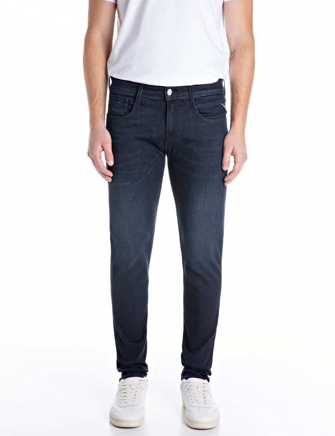Replay Slim-fit-Jeans Anbass Superstretch elastisch