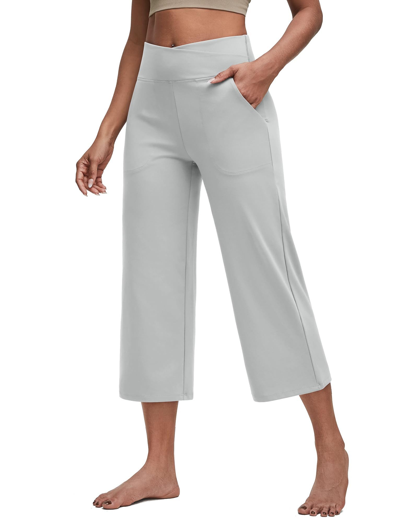 G4Free Yogahose Damen Bootcut Yoga House Hohe Taille mit Taschen Weites Bei günstig online kaufen