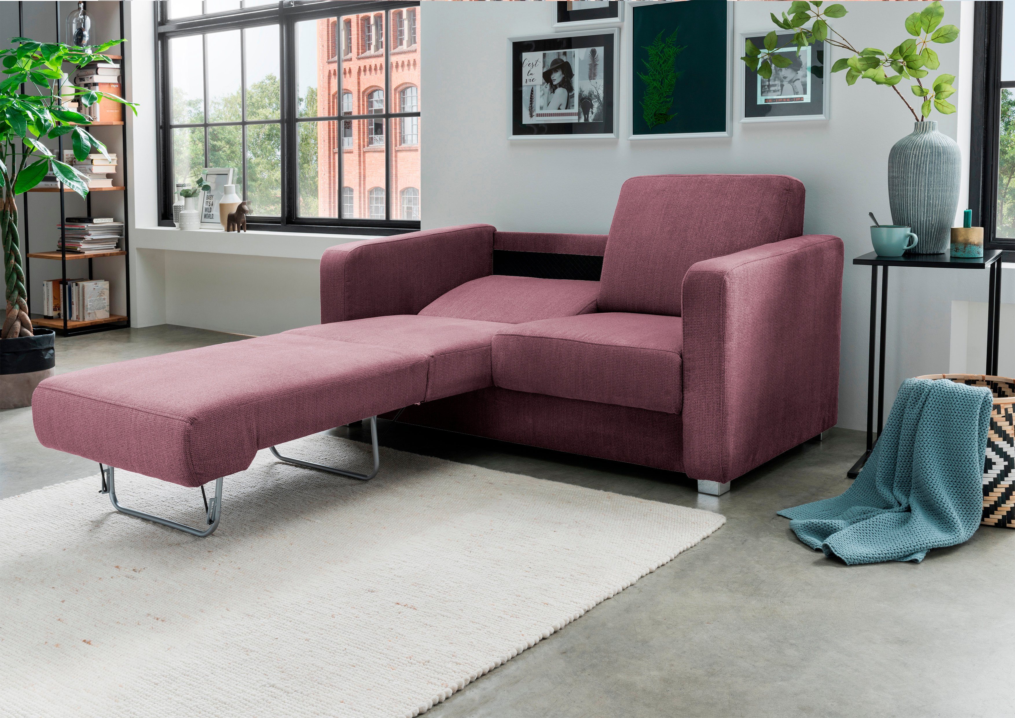 INOSIGN Schlafsofa Mia Problemlöser Sofa, Einzelauszug, günstig online kaufen