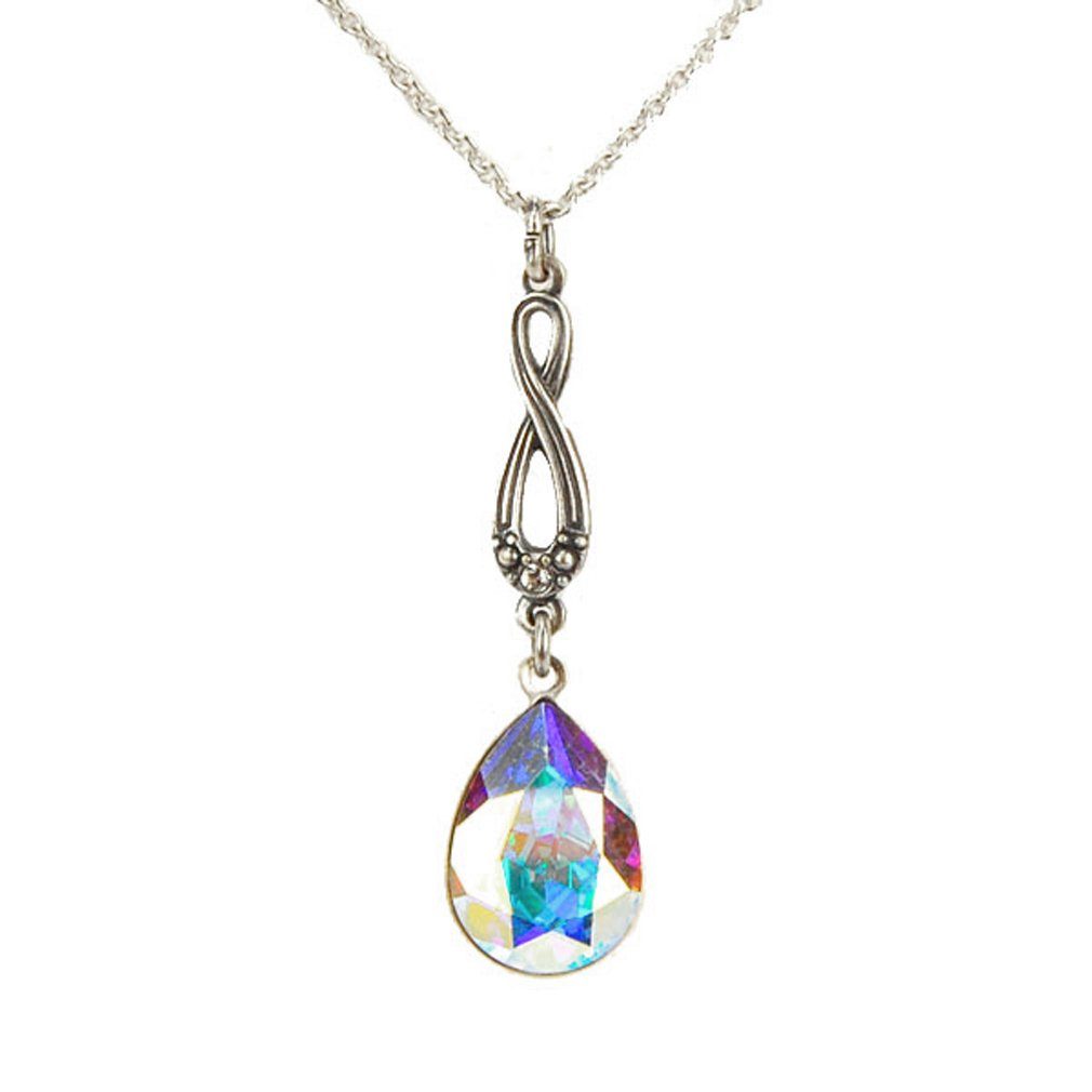Krikor® Collection Kette mit Anhänger 8201 (Set, 1-tlg), Kette mit einem Tropfen-Anhänger, made in germany