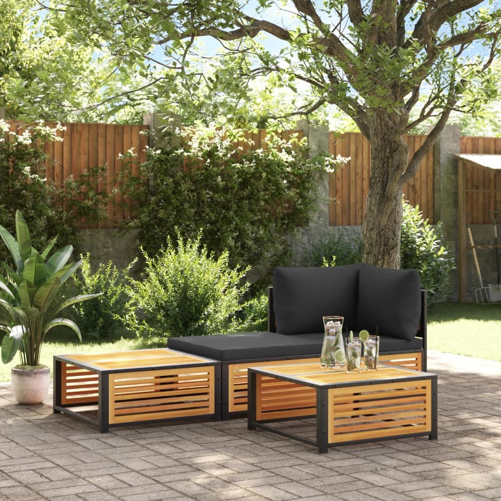 vidaXL Sofaelement Gartentisch 68x68x30 cm Massivholz günstig online kaufen