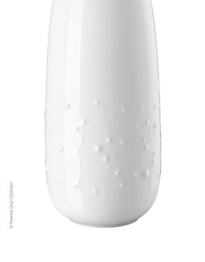 Rosenthal Tischvase Vase "Vesi Droplets" aus weißem Porzellan, 18 cm, hochwertige Verarbeitung