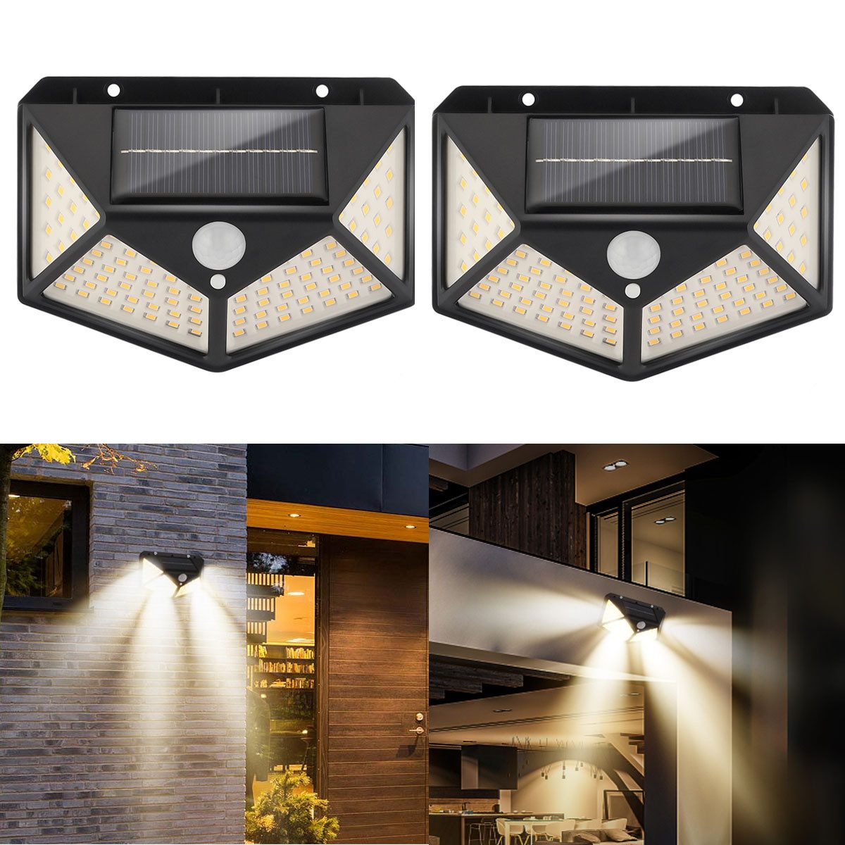 oyajia LED Solarleuchte 2 Stück LED günstig online kaufen