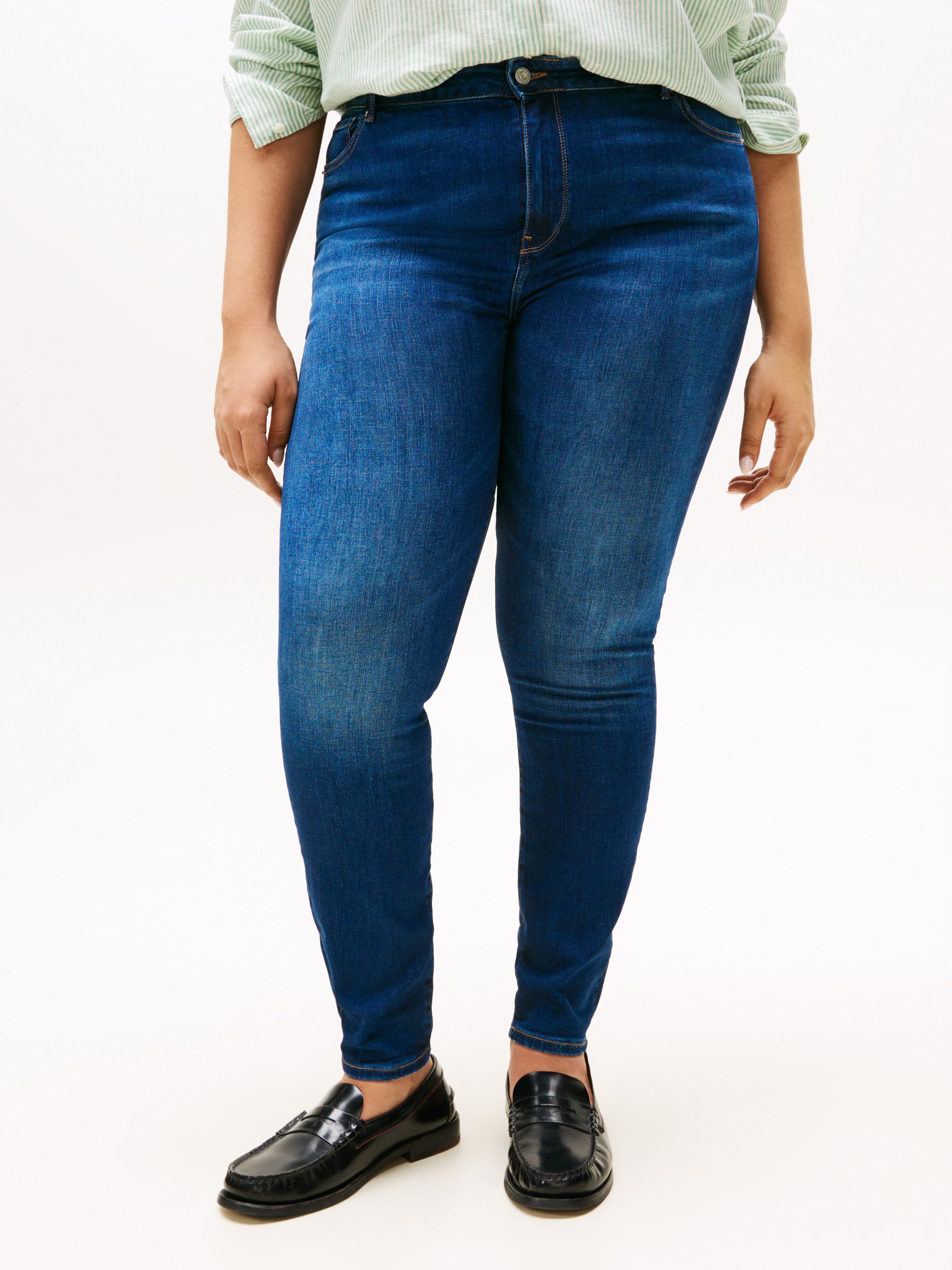 Tommy Hilfiger Curve Skinny-fit-Jeans CRV DNM günstig online kaufen