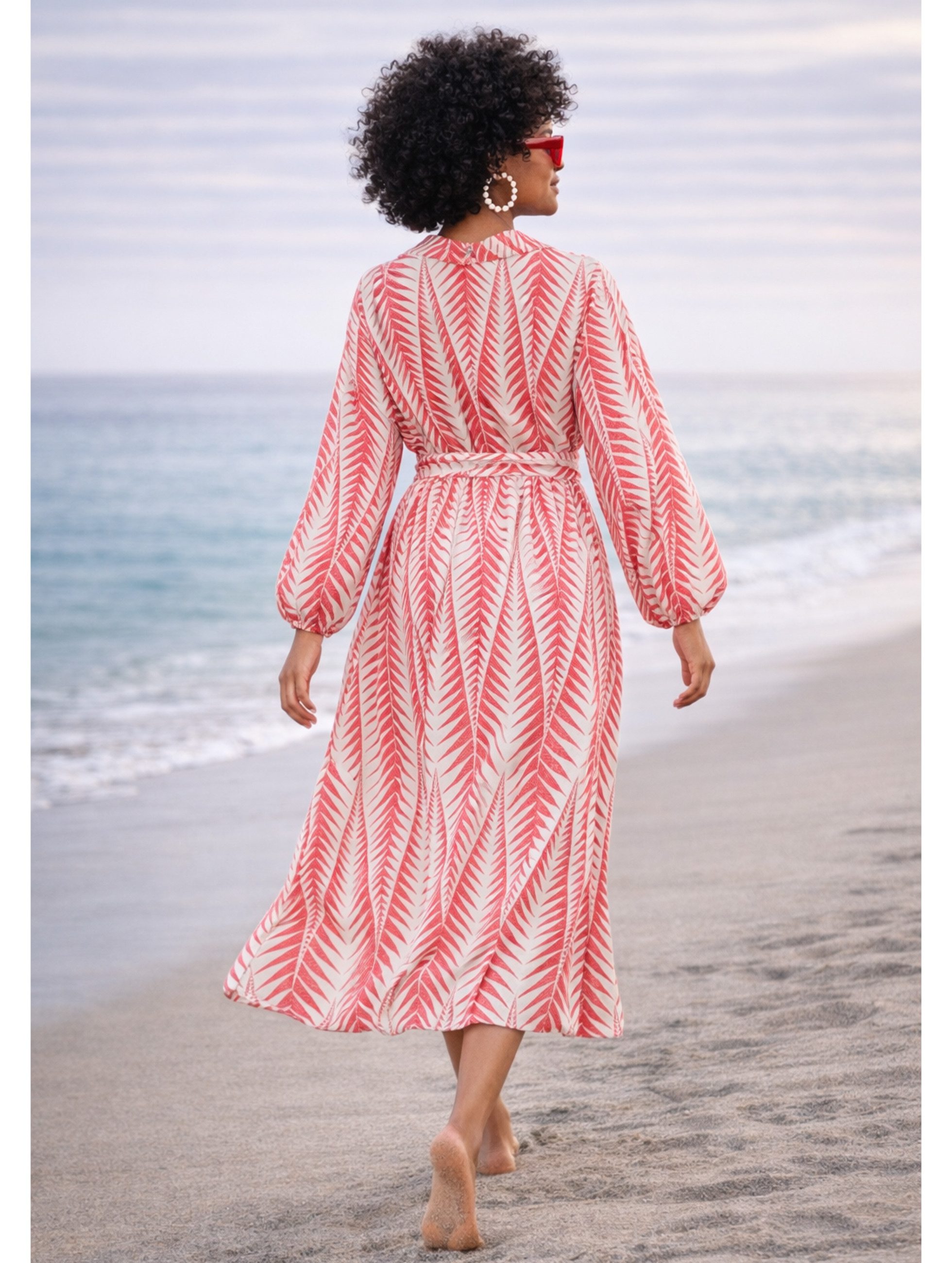 YC Fashion & Style Sommerkleid in Wickeloptik mit Bindegürtel – One Size Ba günstig online kaufen