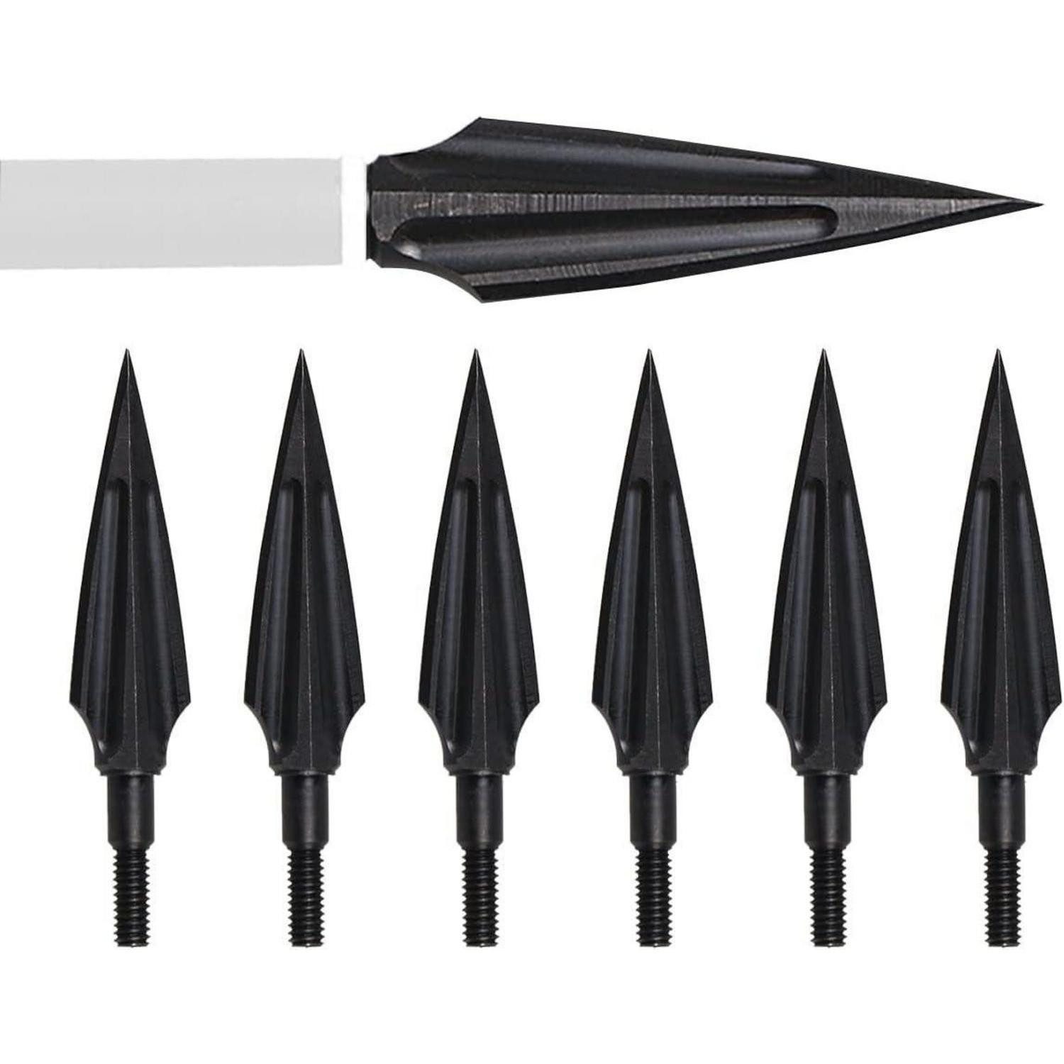 LuxusKollektion Compoundbogen 12er Pfeilspitzen Jagdspitzen Bogen Armbrust 120 Grain Meta