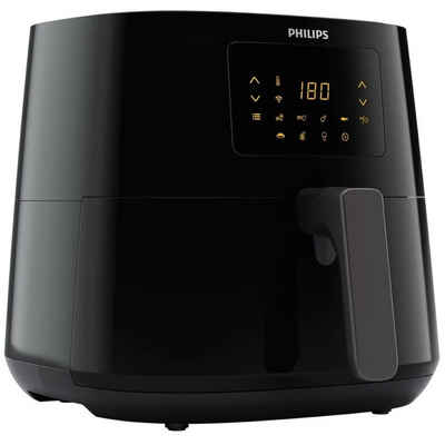 Philips Heißluftfritteuse HD9280/70 - Heißluftfritteuse - schwarz, 2000 W