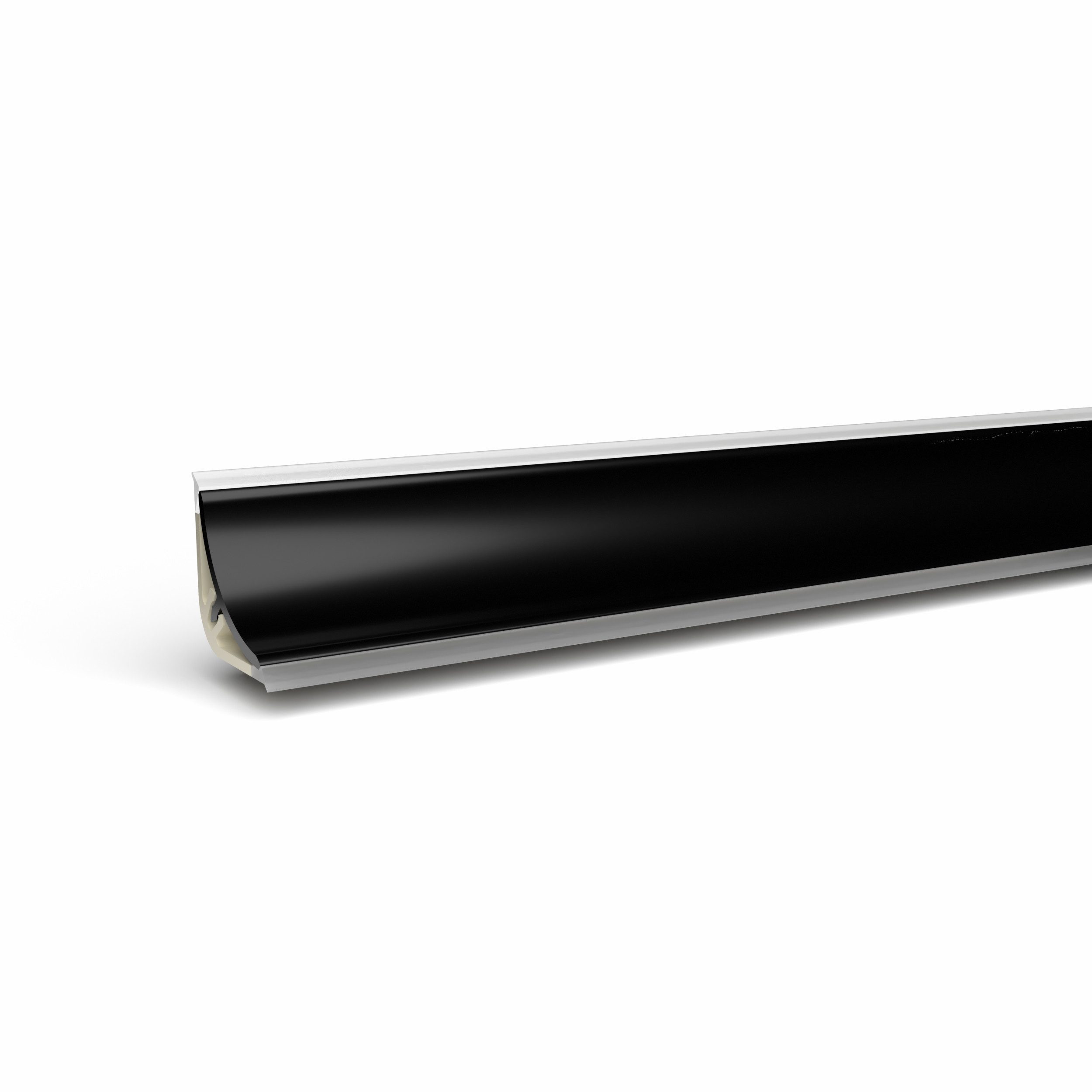 Quest Abschlussleiste für Arbeitsplatten 13,4 x 13,4 mm, 300 cm, zweiteilig, Schrauben/Nägel, Montagekleber oder doppelseitiges Klebeband, PVC 13,4 x 13,4 mm, 1-St., zweiteilig, wasserfest, UV-beständig, 300 cm
