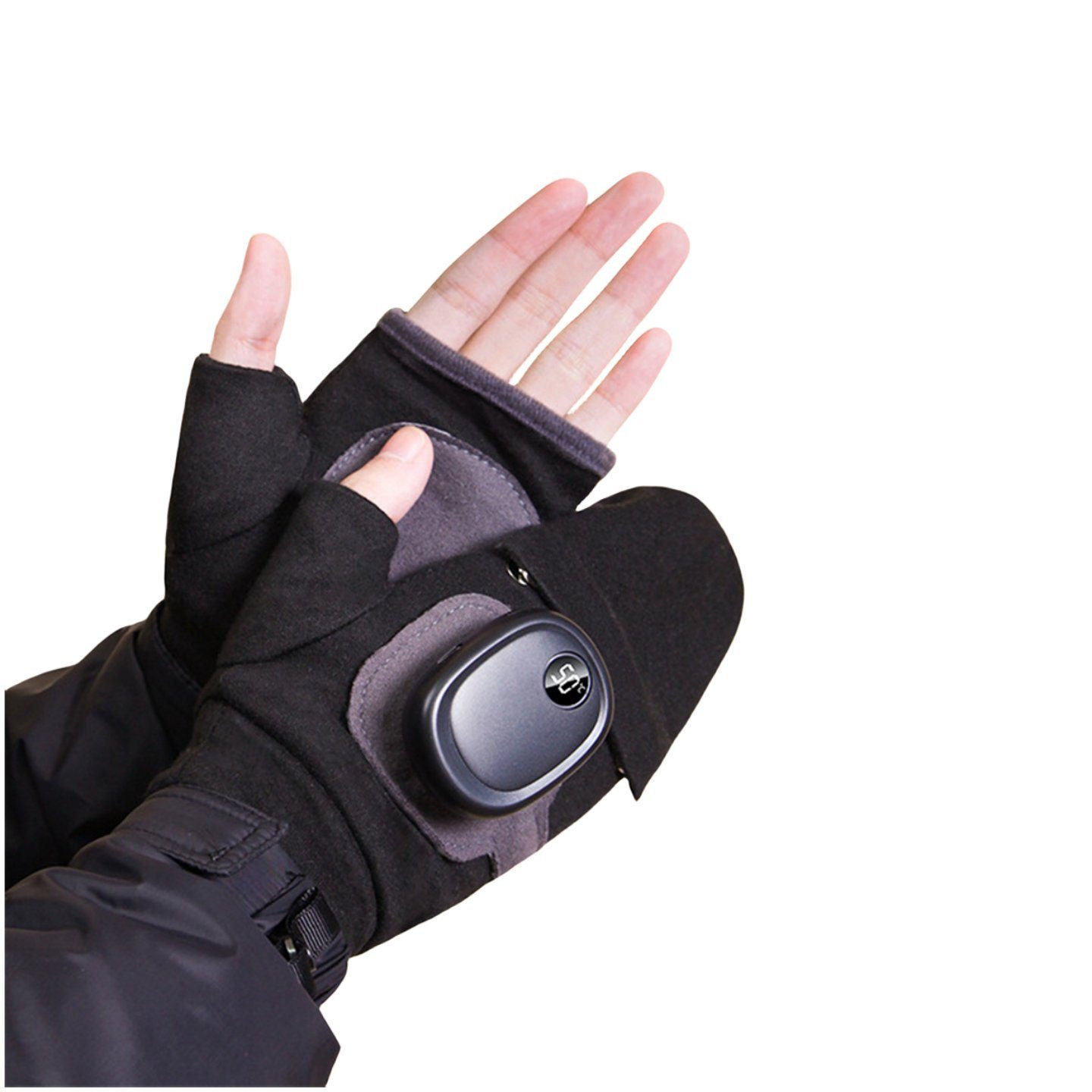 carefully selected Reithandschuhe Warme, wasserdichte, beheizte Handschuhe mit einstellbarer Temperatur Schwarz