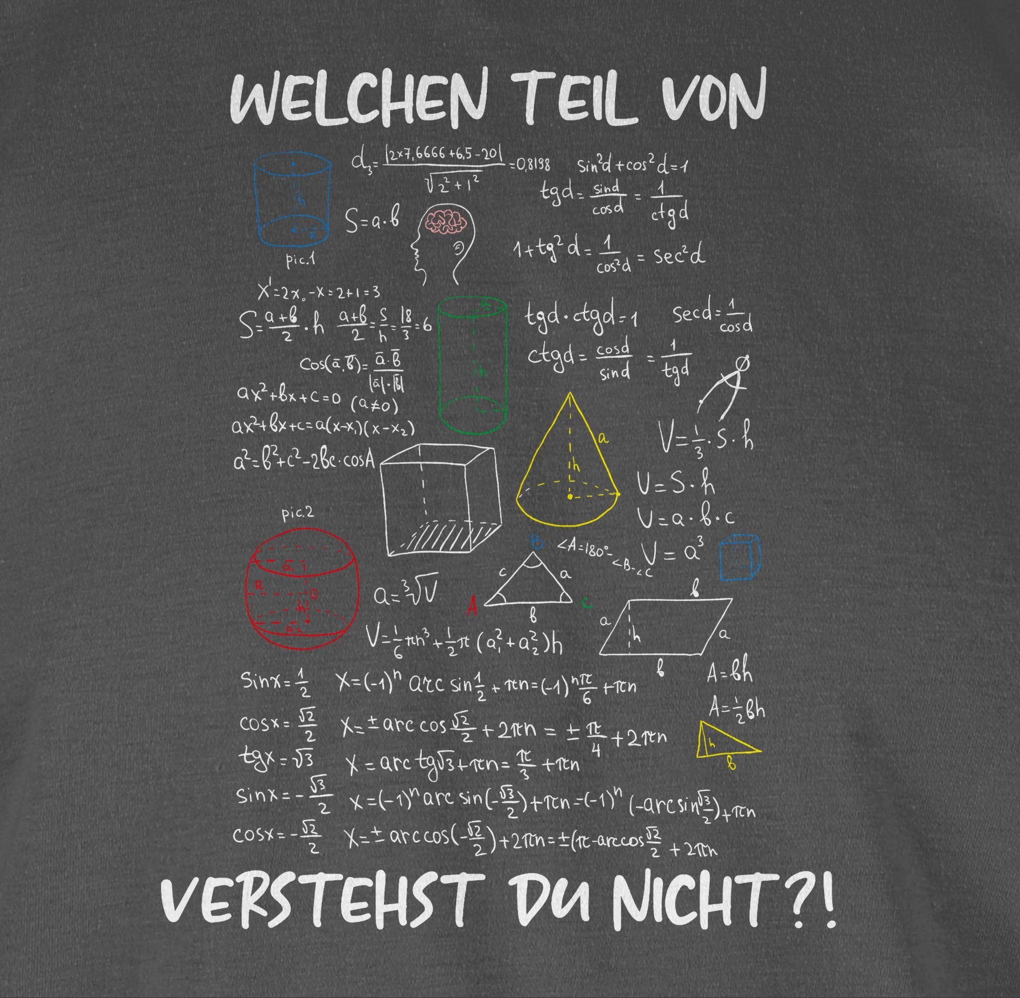 Shirtracer Rundhalsshirt Welchen Teil von Mathe günstig online kaufen