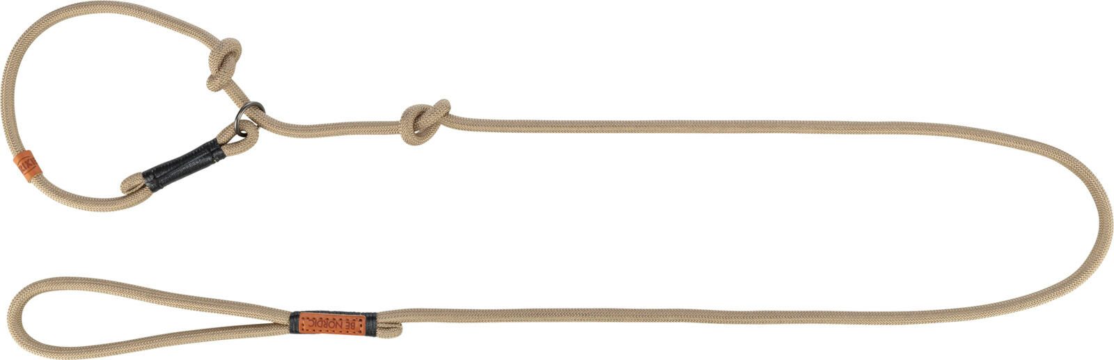 TRIXIE Hundeleine BE NORDIC Retrieverleine - sand/schwarz - 1,70 m/ø 8 mm, Tau