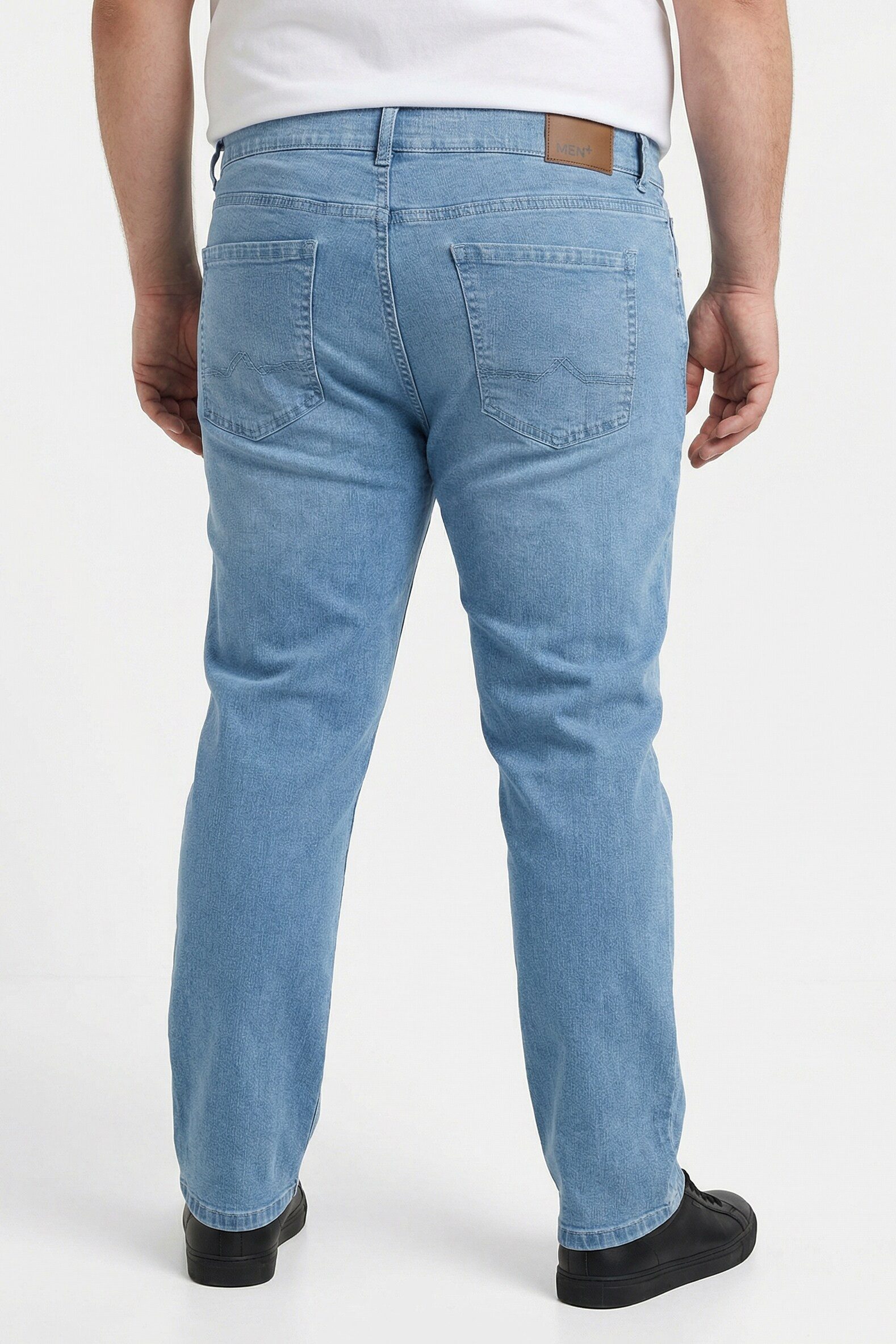 Men Plus 5-Pocket-Jeans Jeans FLEXLASTIC® Denim. 5-Pocket Straight Fit