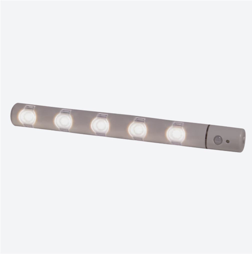 Schou LED Wandleuchte 2 Stück Sensorleuchte LED 25 cm drehbar, LED fest integriert, Tageslichtweiß