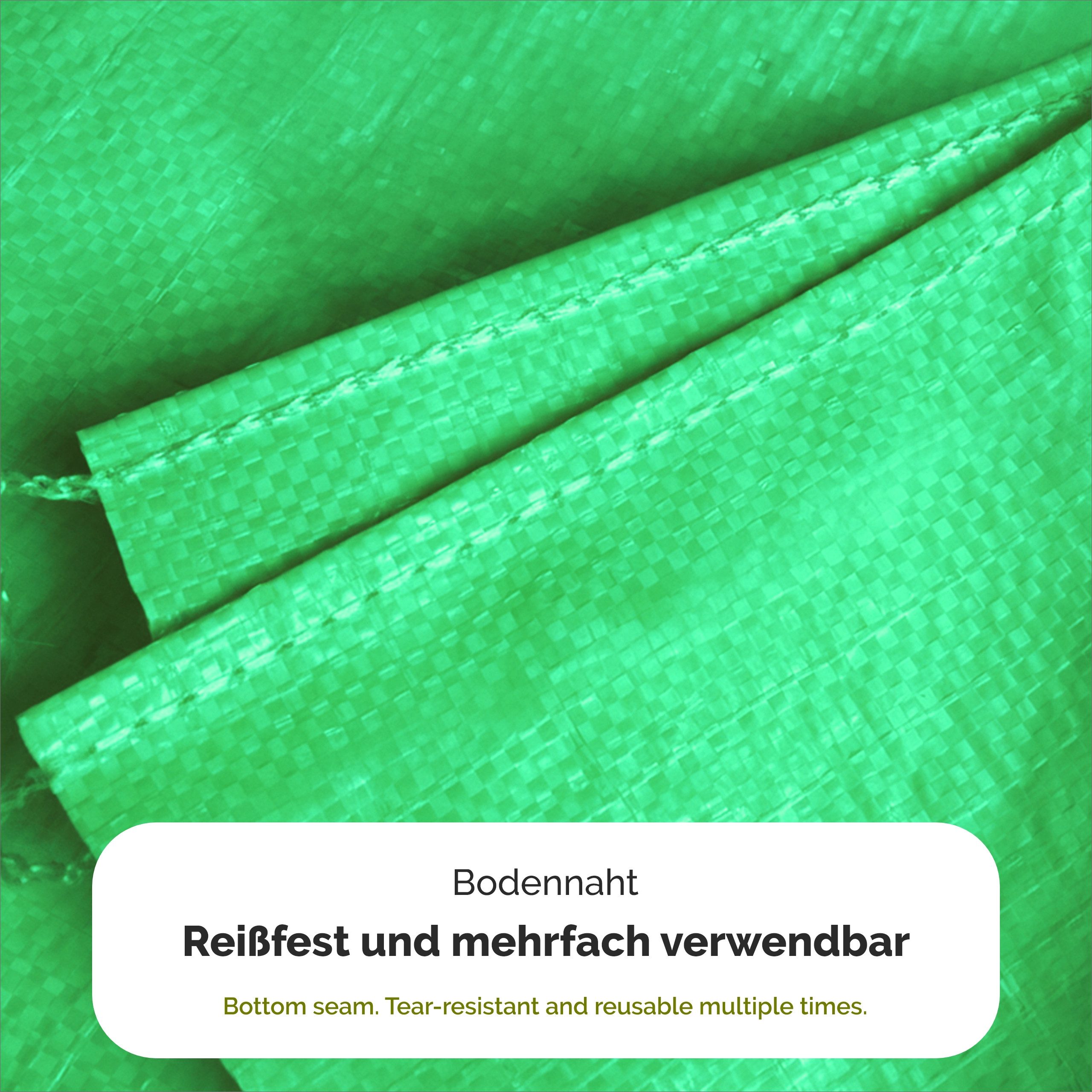 Garronda Gewebesack Polypropylensack für Sand, Lagerung, reißfest, 25 und 50 kg GD-0161, vielseitig einsetzbar: Gewebesäcke Gartensack Hochwasserschutz – Bild 3 von 5
