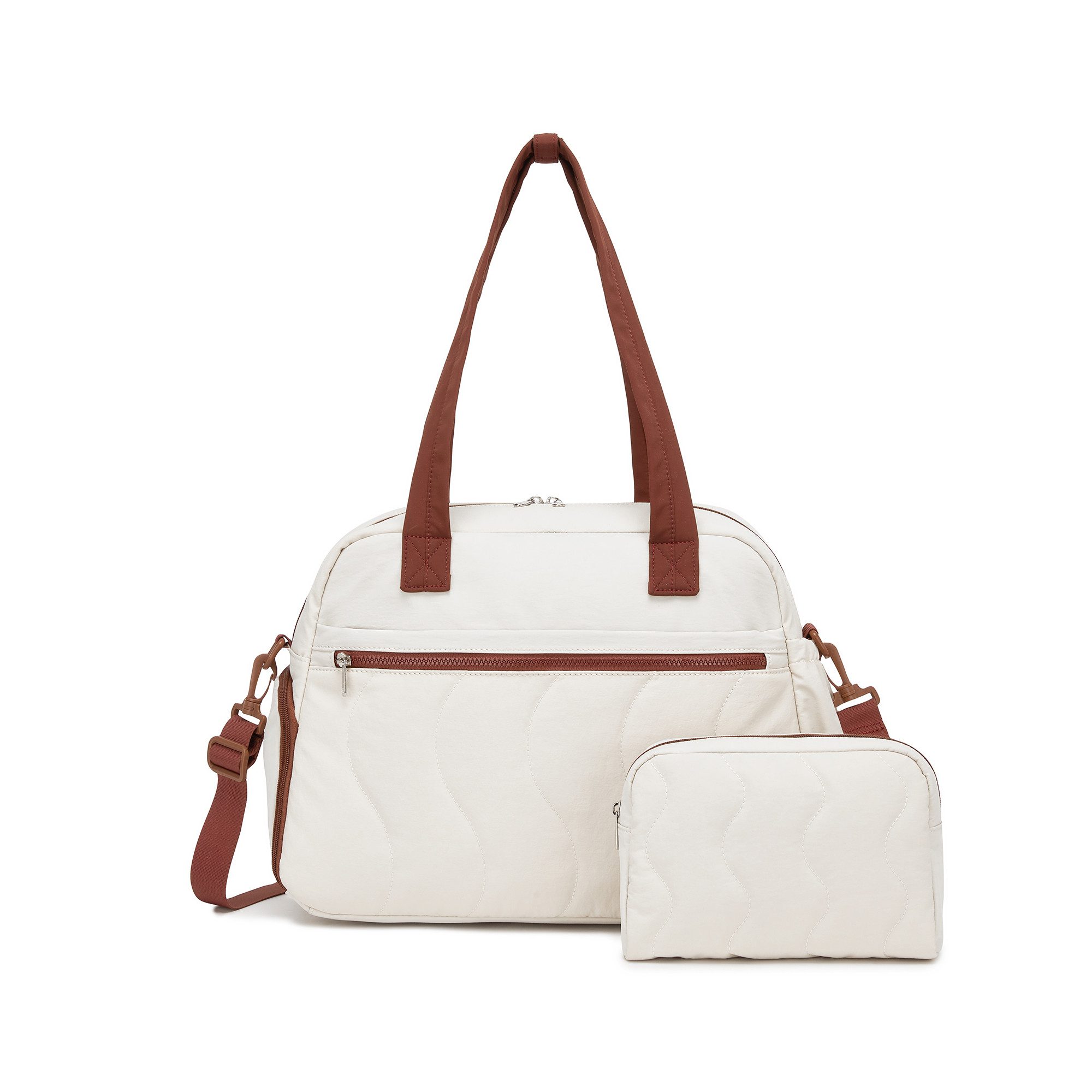 Miss Lulu Reisetasche 2-teilige Tasche Set 24L, Wasserabweisende Weekender Tasche