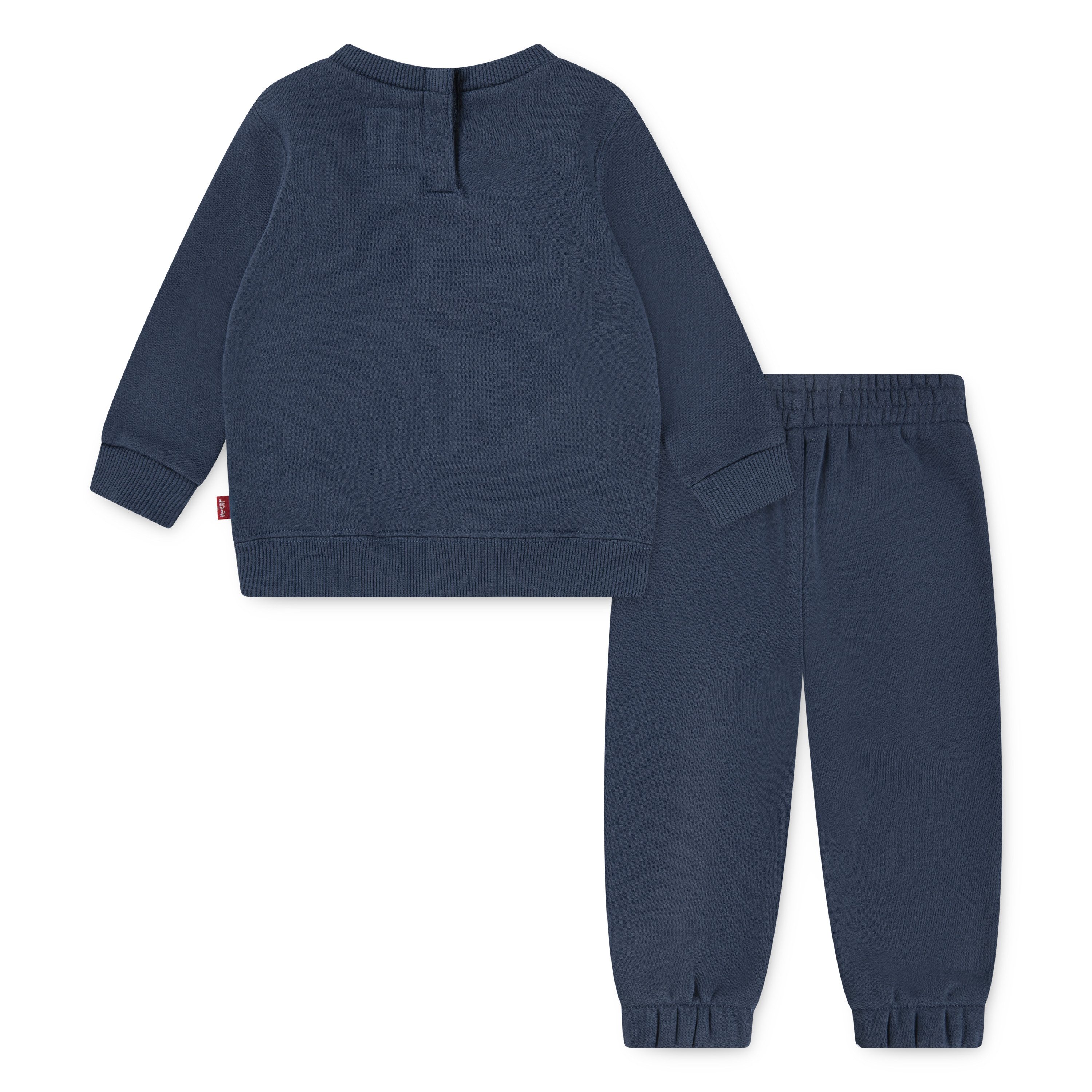 Levi's® Kids Neugeborenen-Geschenkset LVN HOODIE,JOGGER SET (Set, 2-tlg) mit kleiner Label-Applikation- Stickerei