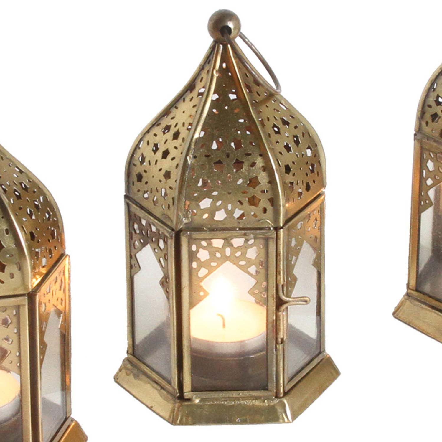 Casa Moro Windlicht Orientalische Teelichthalter Nael Transparent 6er Set ( günstig online kaufen
